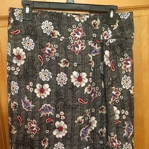 Margaret M floral skirt XXL